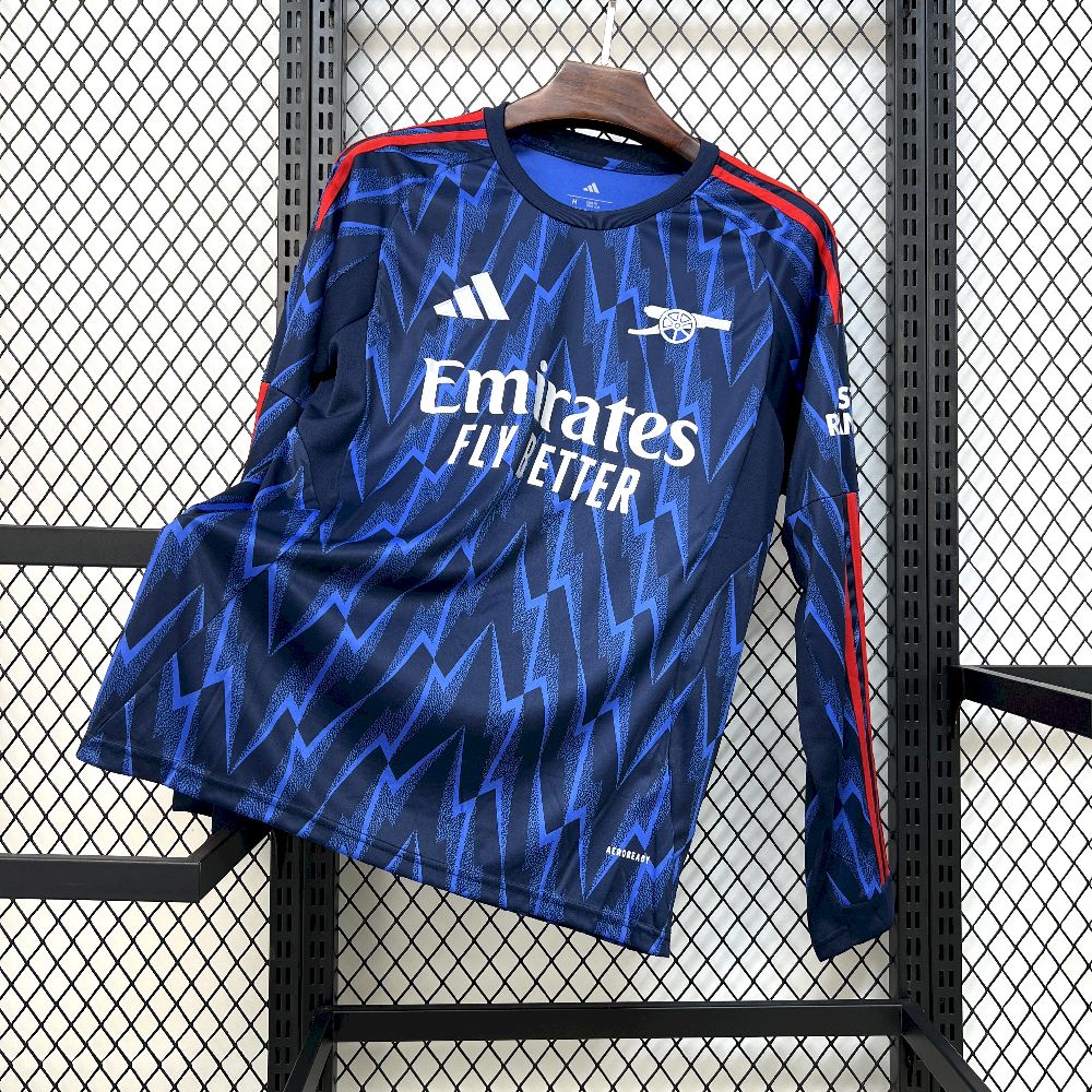 2025/26 Mens Arsenal Away Long Sleeve Jersey