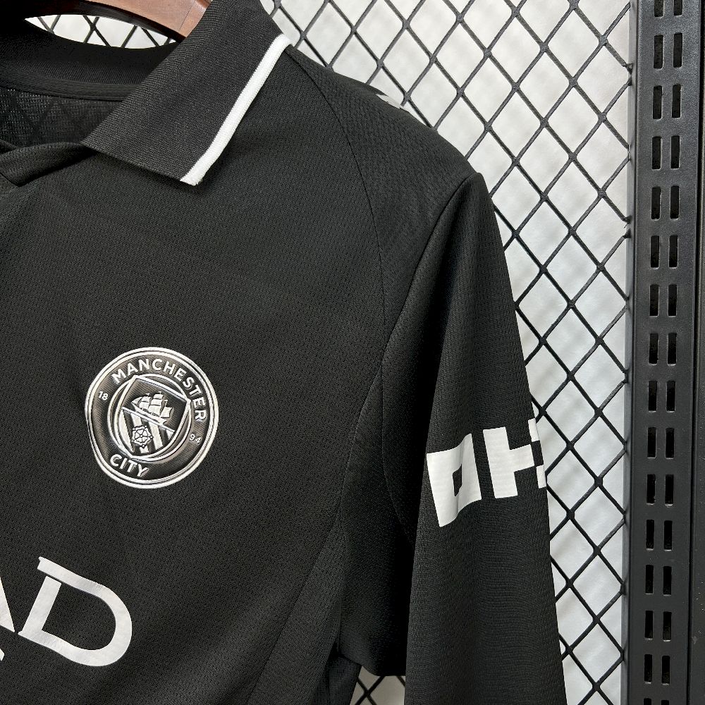 2025/26 Mens Manchester City Away Long Sleeve Jersey