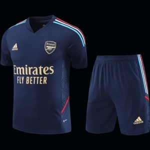 23-24 Arsenal Navy Short Sleeve+Shorts