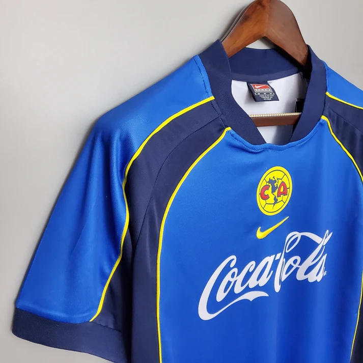 Retro 01/02 Club America Away Blue Jersey