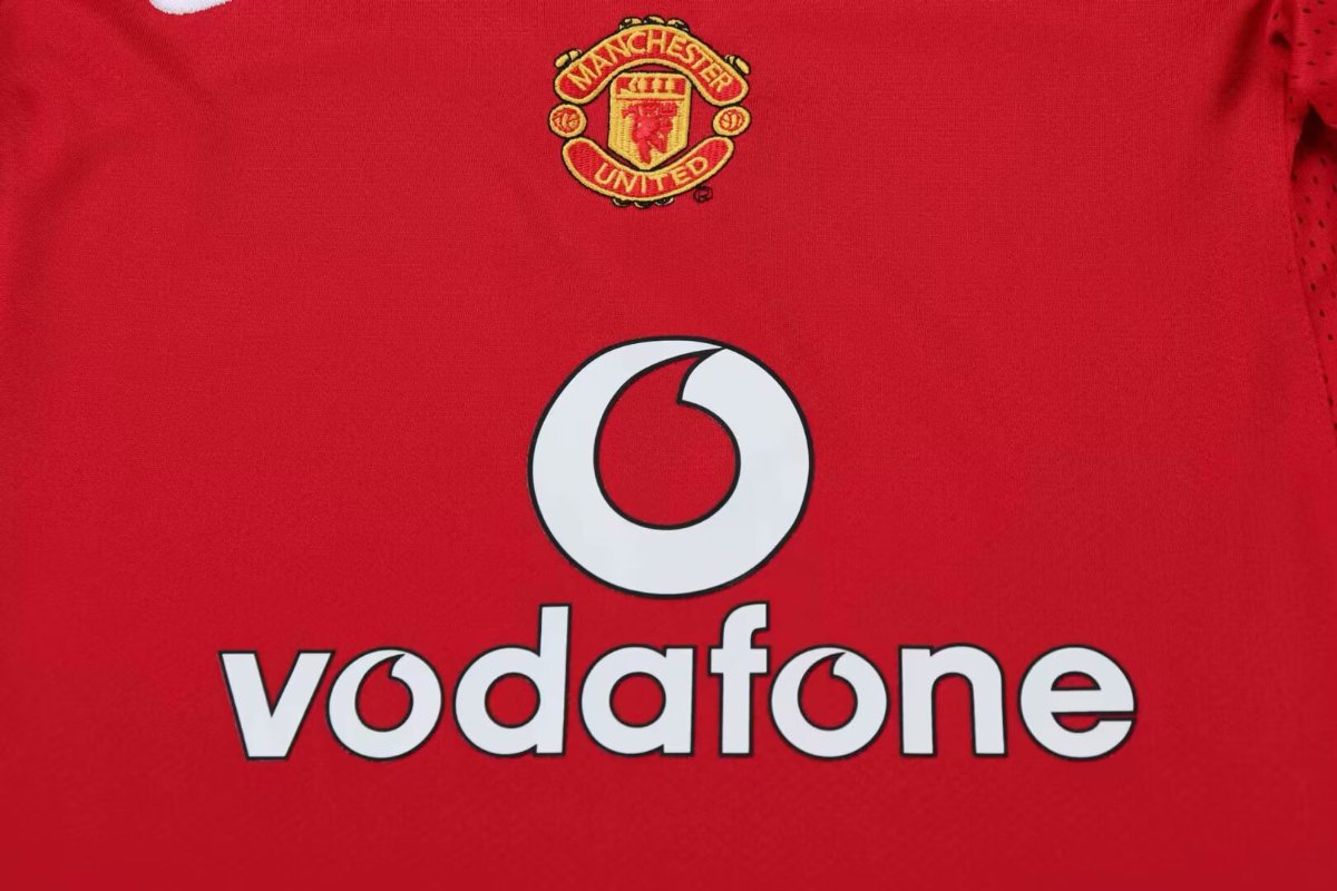 Retro Kids 04/06 Manchester United Home Jersey