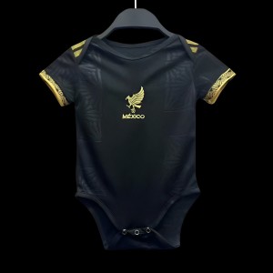 Baby 2025 Mexico Gold Cup Black Special Jersey