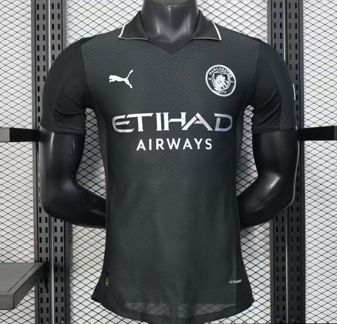 Player Version 25/26 Manchester City Black Away Jersey
