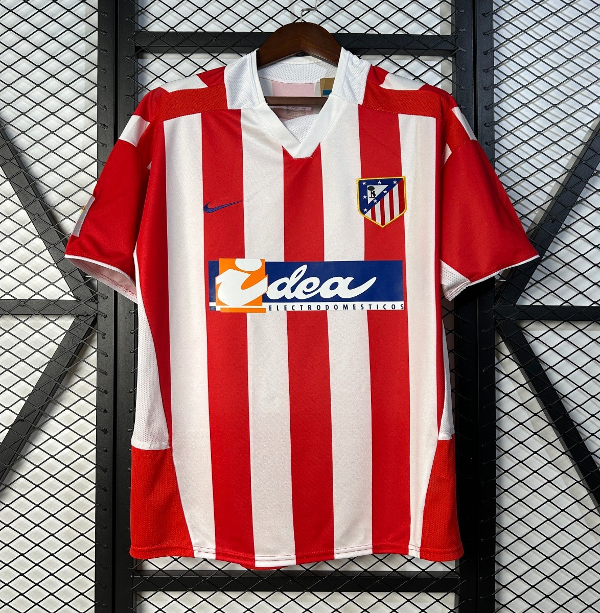 02/03 Retro Atletico Madrid Home Jersey