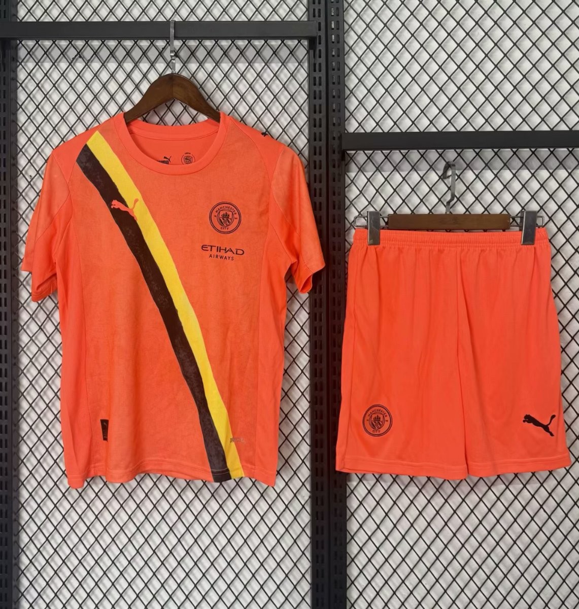 25/26 Kids KIDSUPER x MANCHESTER CITY Orange Jersey
