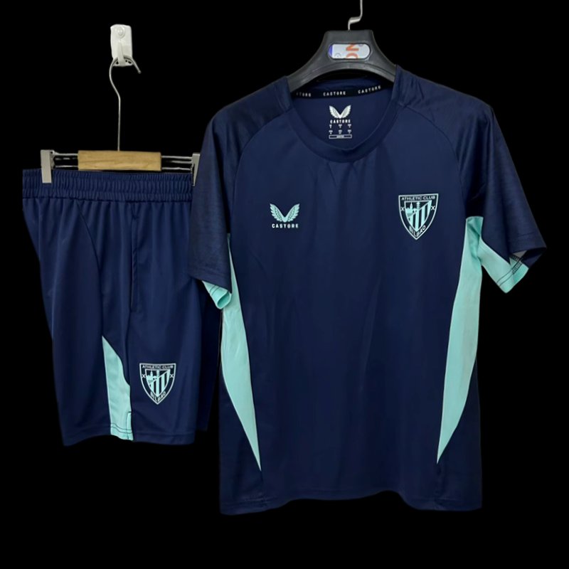 2526 Athletic Bilbao Training Jersey Royal Blue+Shorts