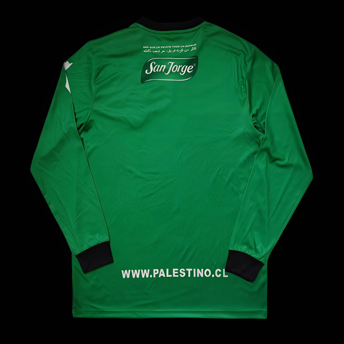 Retro 22/23 CD Palestino Green Long Sleeve Jersey