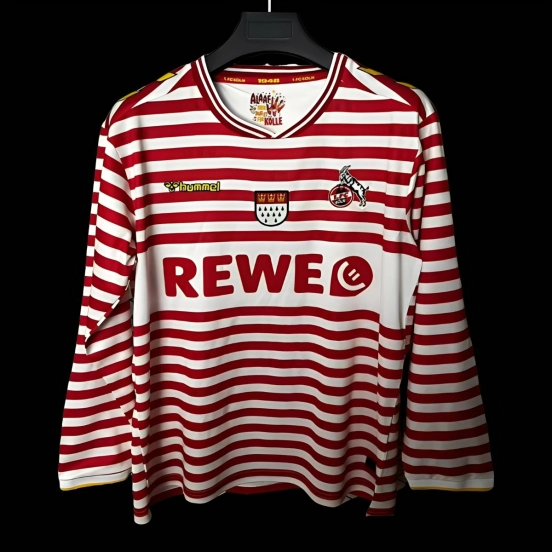 25/26 Koln Carnival White/Red Special Long Sleeve Jersey