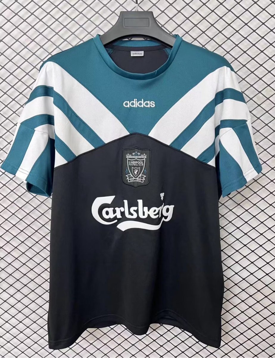 Retro 95/96 Liverpool Adidas Cotton Tee Jersey