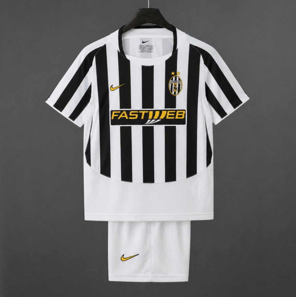 Retro 03/04 Kids Juventus Home Jersey