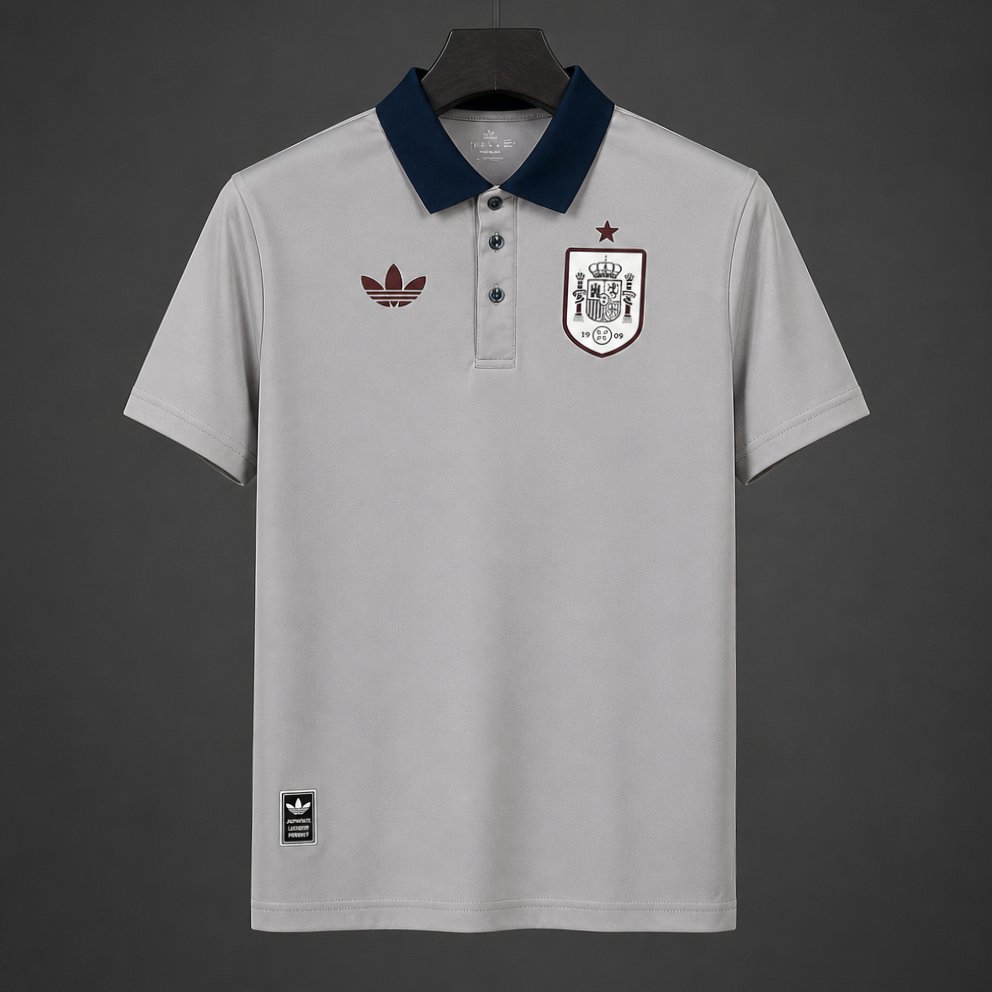 2026 Spain Grey POLO Jersey