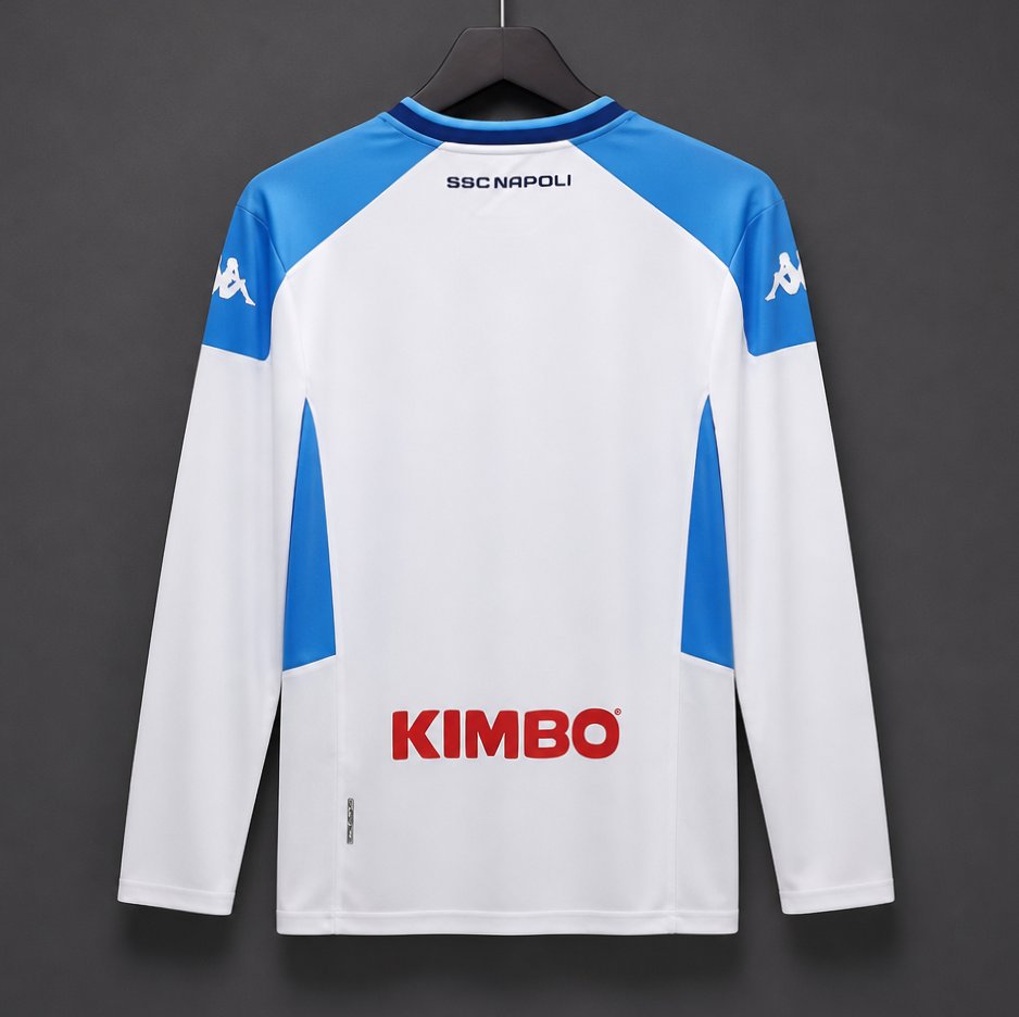 Retro 19/20 Napoli Away Long Sleeve Jersey
