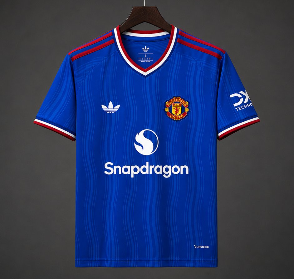 26/27 Manchester United Away Blue Jersey