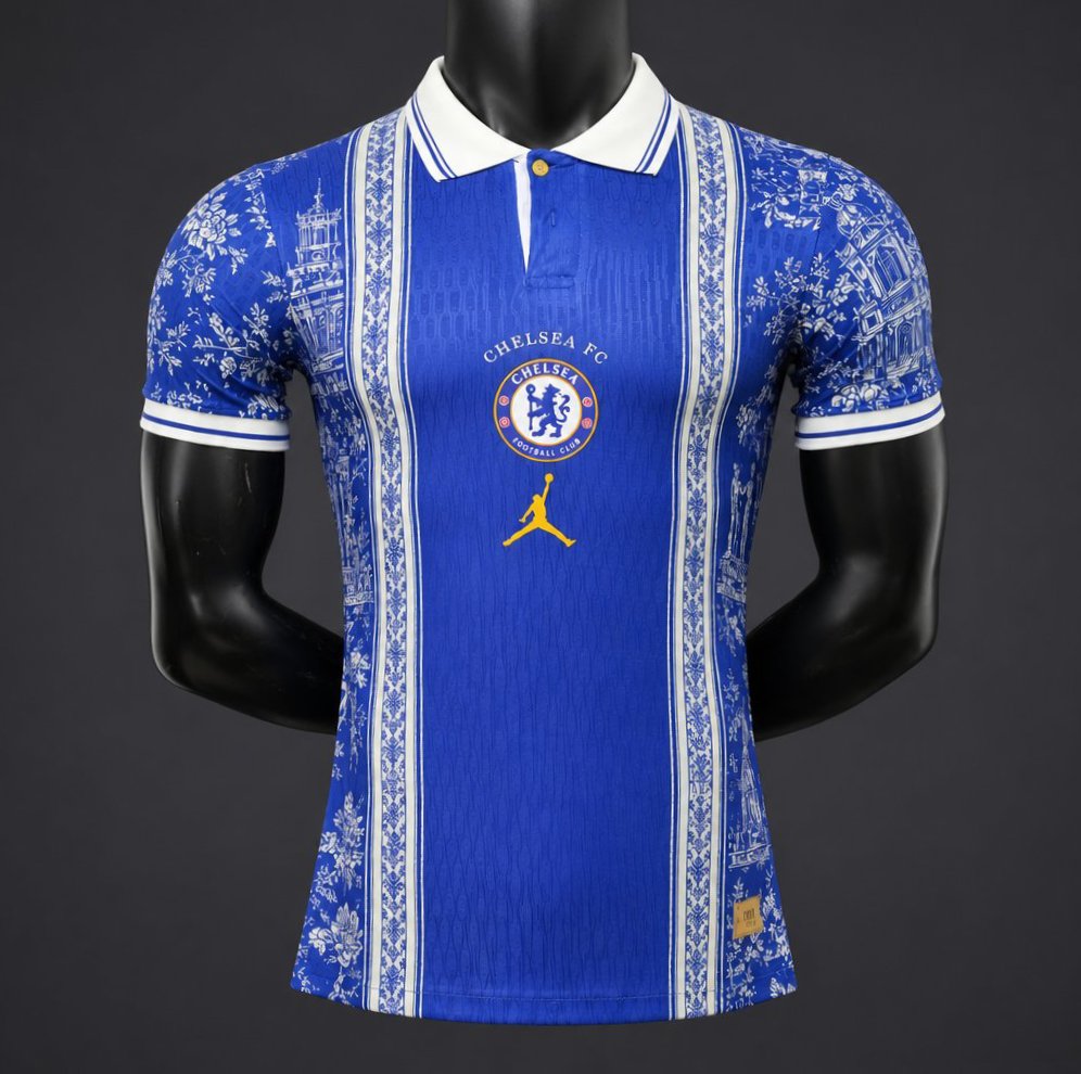 Player Version 26/27 Chelsea x Jordan x Dior Parisian Heritage Concept POLO Jersey