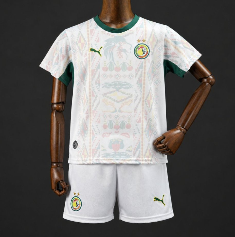 2026 Kids Senegal World Cup Home Kit