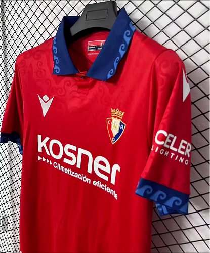 26/27 CA Osa home Red  jersey
