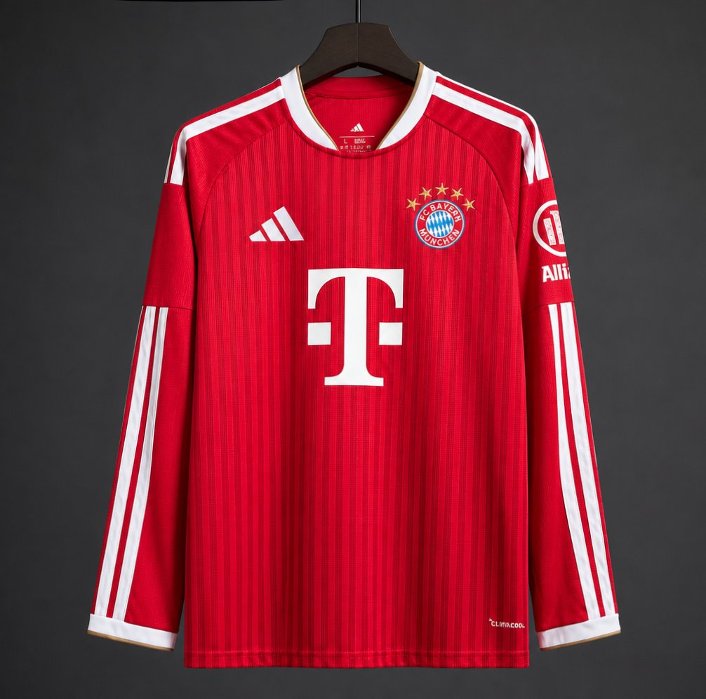 26/27 Bayern Munich Home Long Sleeve Jersey