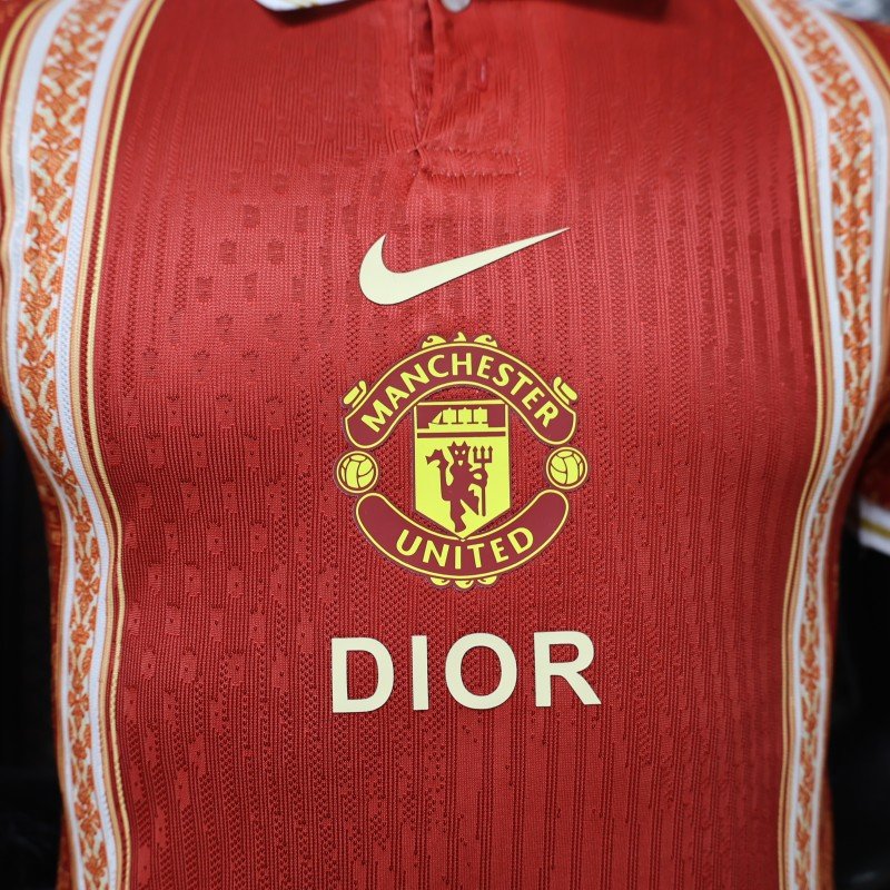 Player Version 26/27 Manchester United x Nike x Dior Parisian Heritage Concept Polo Jersey