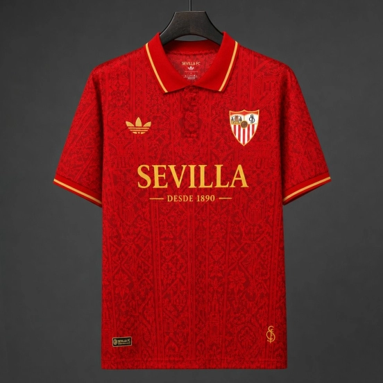 26/27 Sevilla FC 135th Anniversary Special Edition Red Polo Jersey