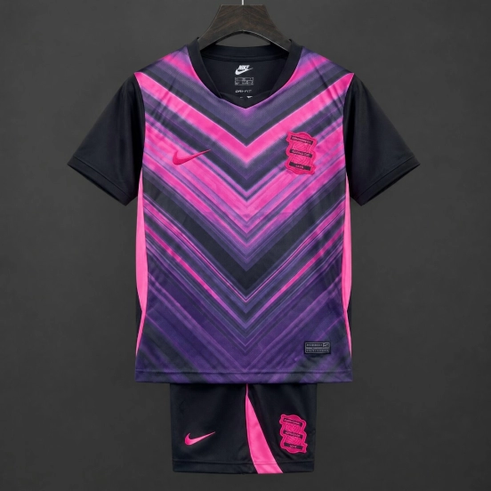 26/27 Kids Birmingham City Third Black Purple Jersey