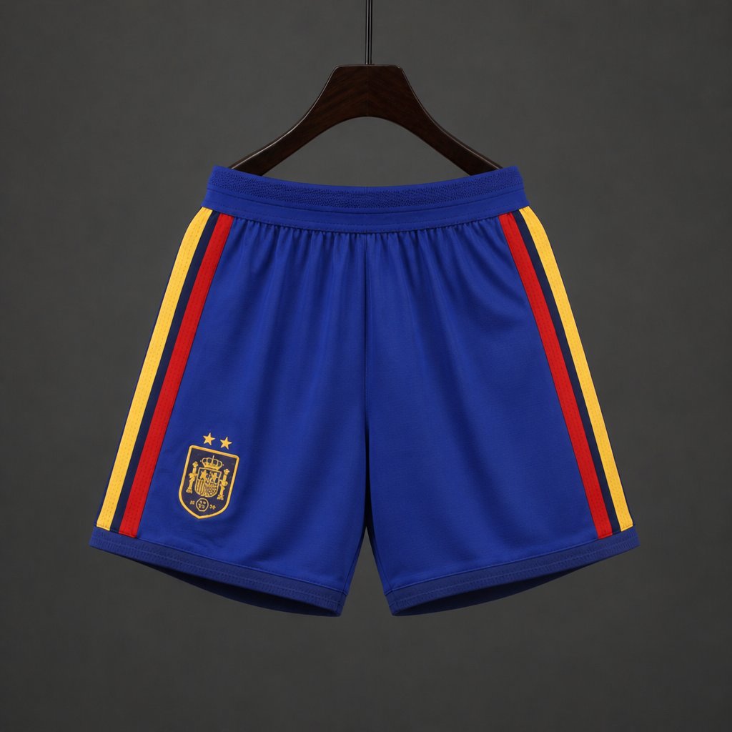 Player Version 26/27 Spain Home 2 Stars Blue Shorts